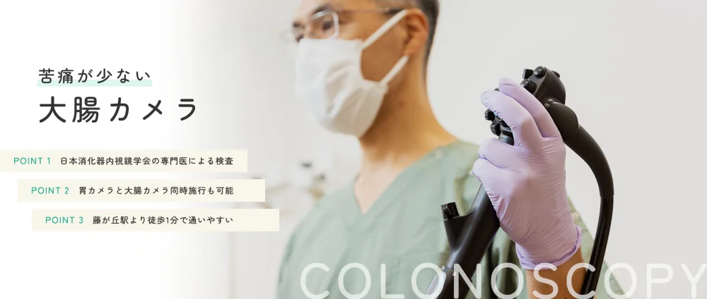 大腸カメラ検査・大腸内視鏡検査・下部内視鏡検査
